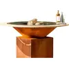 OFYR - Anneau De Protection En Bois Fire Guard Diamètre 85Cms Pour Braséro