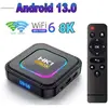 ZEAICOS Boitier   intelligent HK1 RBOX-K8 RVB Lumière Android 13 Boîti...