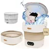ZEAICOS Lave Linge Portable - Mini Lave Linge Pliable 15L - 22W - 3 Mo...