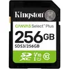 Kingston Cartes mémoire SD Canvas Select Plus 256Go SDXC Gen3 150MB/s ...