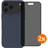BlueBuilt Protective Cover MagSafe iPhone 17 Pro Max Bleu + Protège-éc...