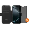 BlueBuilt Apple iPhone 17 Pro Max Book Case Cuir Noir + Protège-écran ...