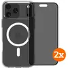 BlueBuilt Cover MagSafe iPhone 17 Pro Max Transparent + Protège-écran ...