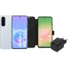 Samsung Galaxy A57 256 Go Bleu Clair 5G + Pack d'Accessoires de Base