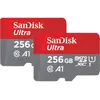 SanDisk MicroSDXC Ultra 256 Go 120 Mo/s Lot de 2