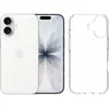 Apple iPhone 17 512 Go Blanc + BlueBuilt Protective Back Cover Transpa...