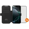 BlueBuilt Apple iPhone 17 Pro Max Book Case Cuir Noir + Protège-écran ...