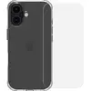 BlueBuilt Protective Back Cover iPhone 16 Transparent + Protège-écran ...