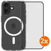 BlueBuilt Protective Back Cover MagSafe iPhone 17 Transparent + Protèg...