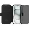 BlueBuilt Apple iPhone 16 Book Case Cuir Noir + Protège-écran avec Fil...