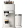Philips Baristina Bean Swap BAR320/00 Blanc + Mousseur à Lait 