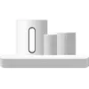 Sonos Beam Gen 2 Blanc + Era 100 SL Ensemble Home Cinéma Blanc 