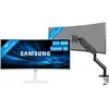 Samsung ViewFinity S6 LS34C650TAUXEN + BlueBuilt Bras d'Écran PC pour ...
