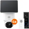 eufy SoloCam E42 4-Pack + Video Doorbell E340 + Chime 