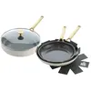 BK Sublime Set de Poêles à Frire 24 + 28 cm + Poêle Paysanne 28 cm