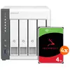 QNAP TS-433-4G + Seagate Ironwolf 16 To (4 x 4 To)