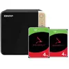 QNAP TS-464-8G + Seagate Ironwolf 8 To (2 x 4 To)