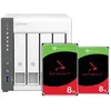 QNAP TS-433-4G + Seagate Ironwolf 16 To (2 x 8 To)