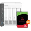 QNAP TS-433-4G + Seagate Ironwolf 32 To (4 x 8 To)