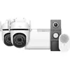 TP-Link Tapo H500 Smart HomeBase + C530WS Lot de 2 + D235 Smart Batter...