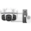 TP-Link Tapo H500 Smart HomeBase + C530WS Lot de 3 + D235 Smart Batter...
