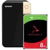 QNAP TS-264-8G, Seagate Ironwolf 8 To