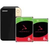 QNAP TS-264-8G, Seagate Ironwolf 8 To Lot de 2