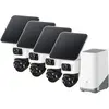 Eufycam S4 Lot de 4 + Homebase 3