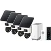 EufyCam S4 Lot de 4 + HomeBase 3 + Video Doorbell E340 + Chime