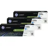 HP 220X LaserJet Toner Cyan (3 Pièces)
