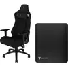 Vortech Pro Chaise Gamer Noir + Tapis de Sol