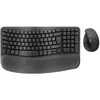 Logitech Wave Keys Clavier Ergonomique Sans Fil + Logitech Lift Souris...