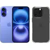 Apple iPhone 16 128 Go Bleu + BlueBuilt Protective Back Cover Transpar...