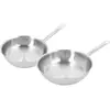Demeyere Cosi 3 Set de Poêles à Frire Inox 24 + 28 cm
