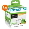 DYMO LabelWriter Étiquette de Bagage 28 x 89 mm 260 Pièces Lot de 5