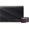 Samsung T9 Portable SSD 4 To Noir + Samsung MicroSDXC T9 256 Go 200 Mo...
