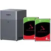 UGREEN NASync DH4300 Plus + Seagate IronWolf 4 To Lot de 2 