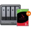 UGREEN NASync DXP4800 Plus + Seagate IronWolf 2 To Lot de 4 