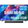 Samsung Micro RGB 75" R85H (2026) + Samsung HW-QS90H (2026) 