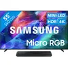Samsung Micro RGB 55" R85H (2026) + Samsung HW-S60D Noir (2024) 