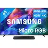 Samsung Micro RGB 65" R85H (2026) + Samsung HW-S60D Noir (2024) 