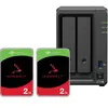 Synology DS725+ + Seagate IronWolf 2 To Lot de 2 