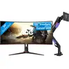 AOC CU34G2XP/BK + Vortech Bras d'Écran PC avec Vérin à Gaz 