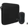 BlueBuilt Housse pour PC Portables Largeur 36 cm 15-16 Pouces M Noir +...