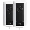 Ring Spotlight Cam Pro 2e Génération Filaire Blanc Lot de 2 