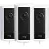 Ring Spotlight Cam Pro 2e Génération Filaire Blanc Lot de 3 