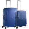 Samsonite S'cure Valise à 4 Roulettes 55 + 69 cm Bleu Foncé Set de Valises