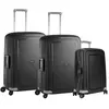 Samsonite S'Cure Valise à 4 Roulettes 69 + 69 + 55 cm Noir Set de Vali...