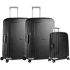 Samsonite S'Cure Valise à 4 Roulettes 75+75+55 cm Black