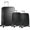 Samsonite S'Cure Valise à 4 Roulettes 75 + 55 + 55 cm Noir Set de Vali...